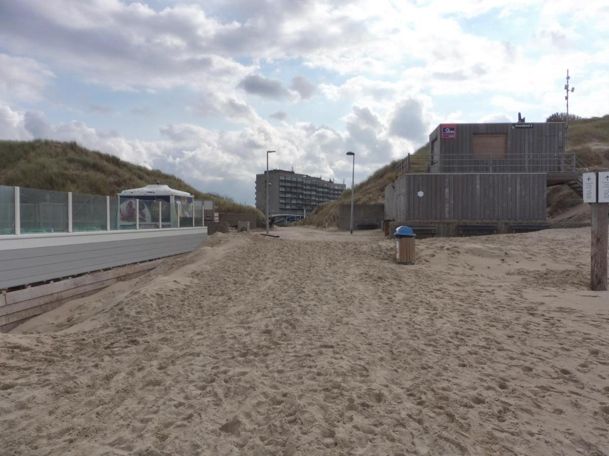 Studio With Sea View And Panoramic View In Bredene Buitenkant foto