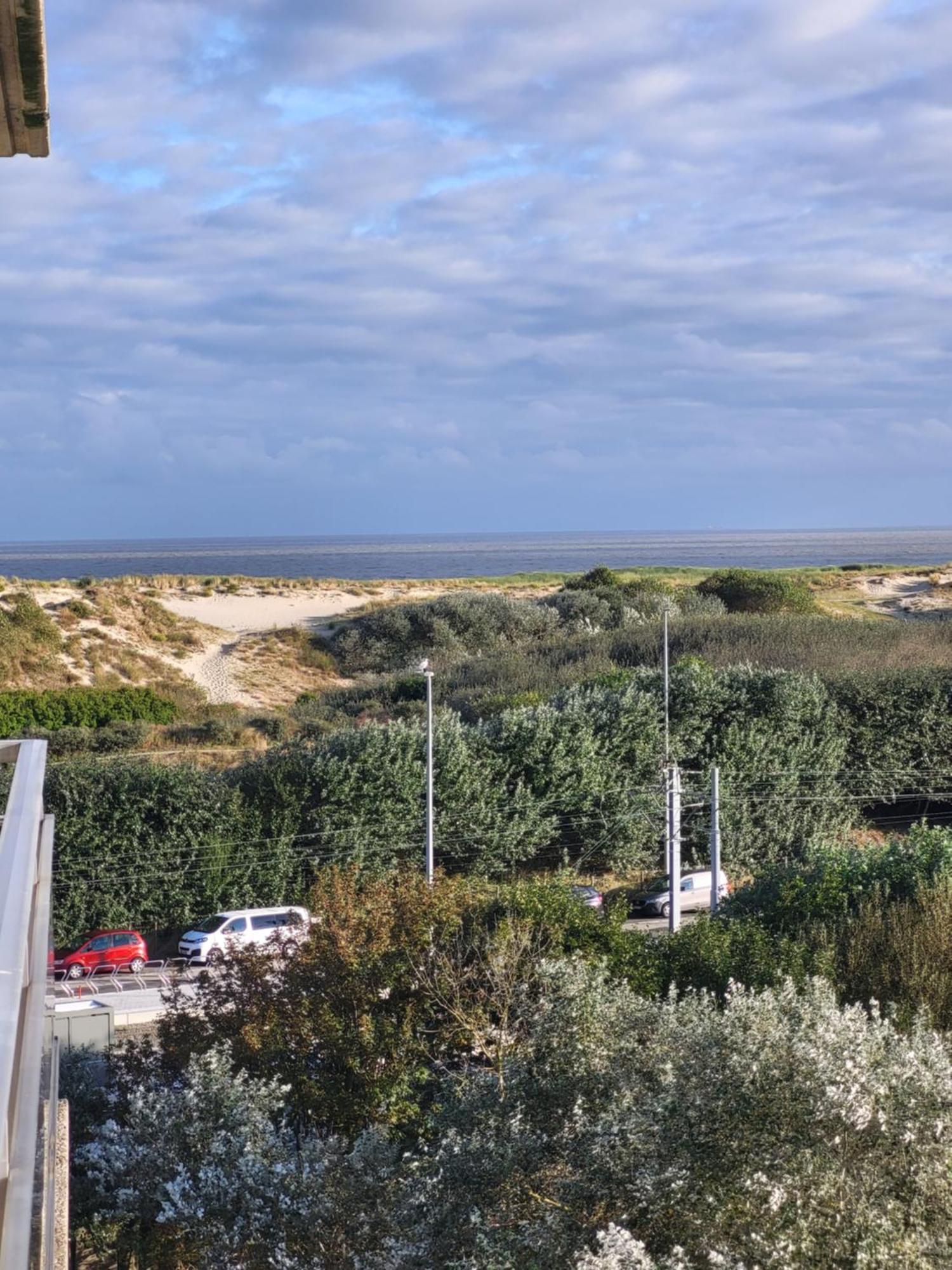 Studio With Sea View And Panoramic View In Bredene Buitenkant foto
