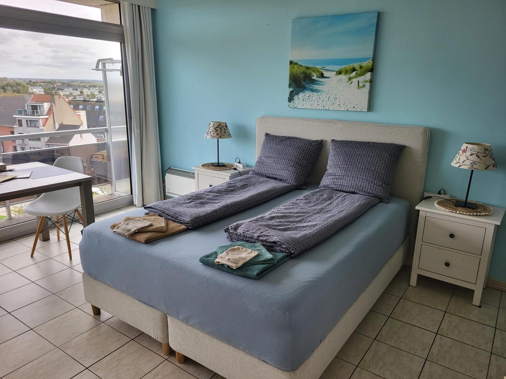 Studio With Sea View And Panoramic View In Bredene Buitenkant foto