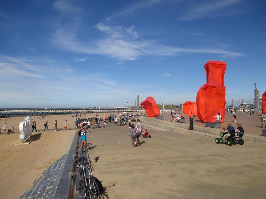 Studio With Sea View And Panoramic View In Bredene Buitenkant foto